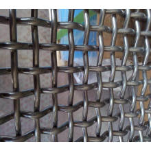 55 / 65mn Mine Sieving Crimped Wire Mesh para Rock Crusher